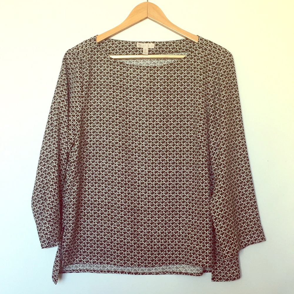 drapey 3/4 sleeve top